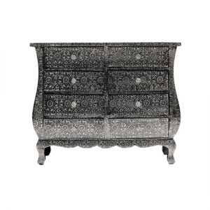 Embossed chest of drawers from The Orchard_Orchid_Metal-embossed-wood.jpg